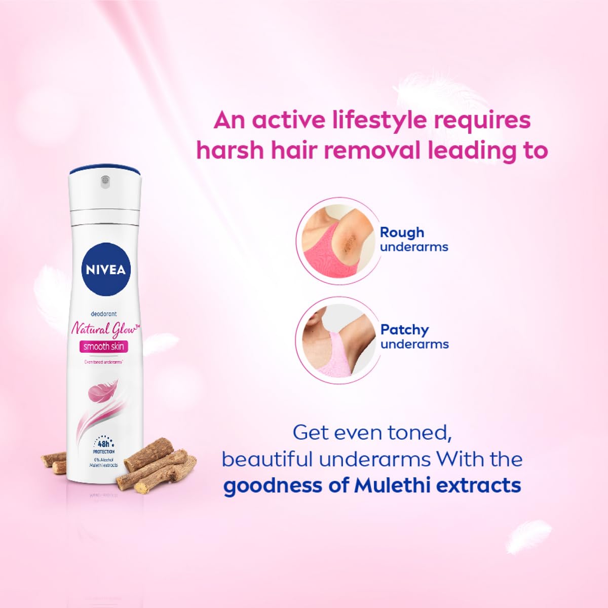 nivea whitening smooth skin deodorant for women, 150ml Nivea Whitening Smooth