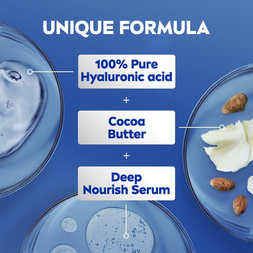 nivea cocoa nourish 200ml , 400ml body lotion with deep moisture serum| 72 h moisturization | with cocoa butter & coconut oil | non greasy & healthy looking skin |for very dry skin NIVEA Cocoa Nourish