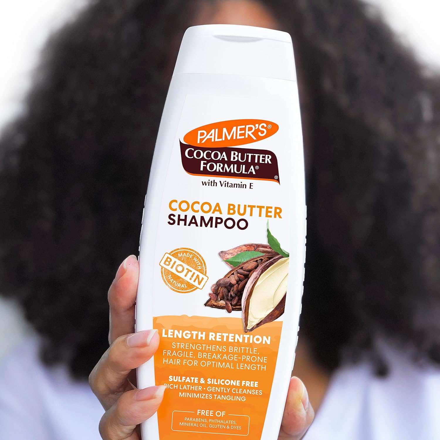 palmer's cocoa butter & biotin shampoo for hair length retention, strengthening & enhanced shine 400ml Palmer's Cocoa Butter
