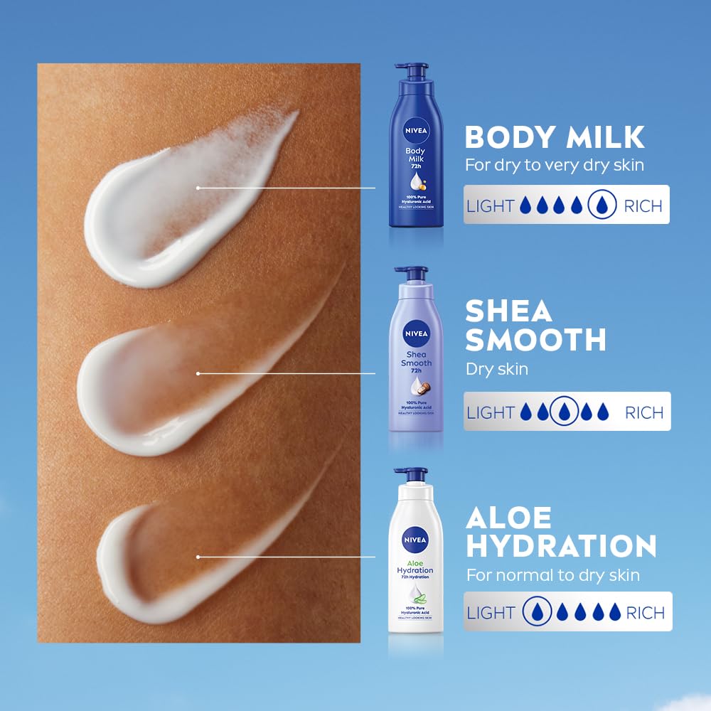 nivea cocoa nourish 200ml , 400ml body lotion with deep moisture serum| 72 h moisturization | with cocoa butter & coconut oil | non greasy & healthy looking skin |for very dry skin NIVEA Cocoa Nourish