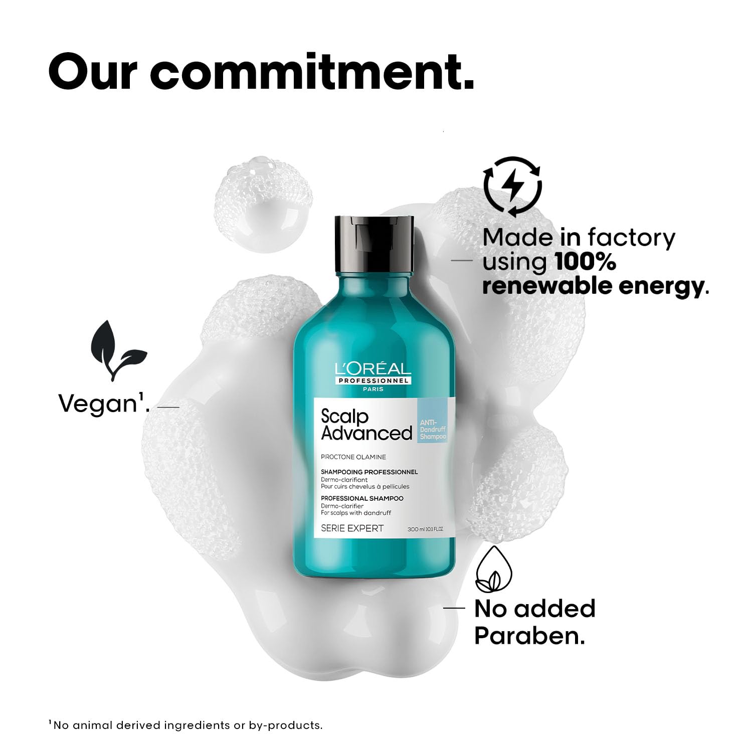 l'oréal professional935 paris scalp advanced anti dandruff shampoo | removes dandruff & gently clarifies the scalp | dermo clarifier with piroctone olamine | for men & women, 300 ml L'Oréal Professional935 Paris Scalp Advanced